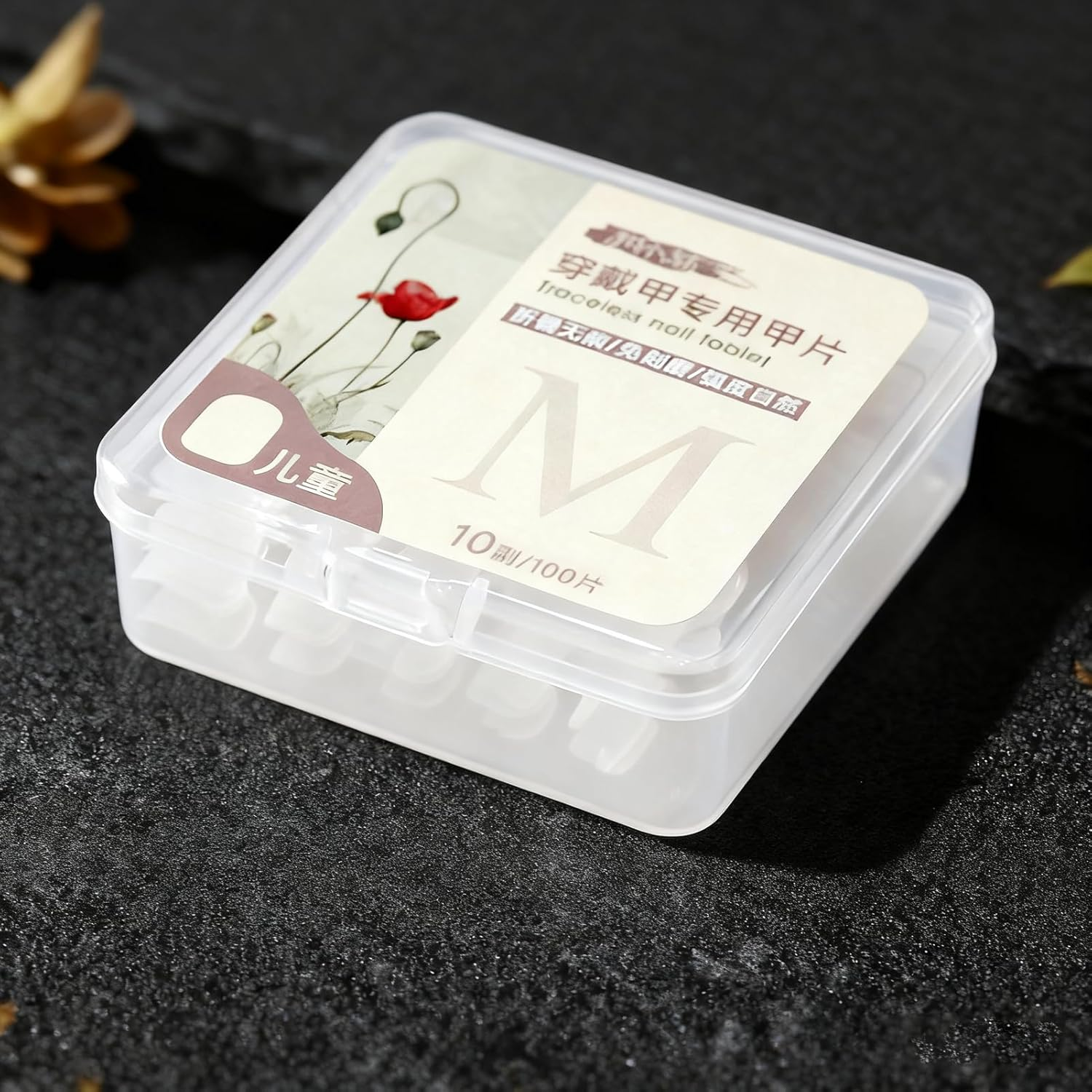 Kids Press on Nails - Reusable Manicure Set for Little Girls | Thin Nail Tips with Fun Designs, Ideal for Photography Shoots, Christmas Costumes, School Events, Stage Performances image number 5