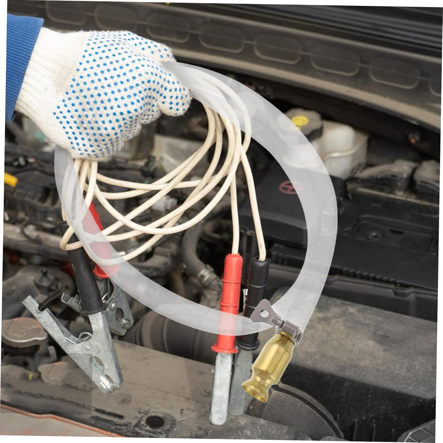 HEALEEP Self-Priming Fluid Extractor Manual Transfer Pump Automotive Brake System Bleeding Tools for Transmission Fluid and Fuel Transfer image number 6