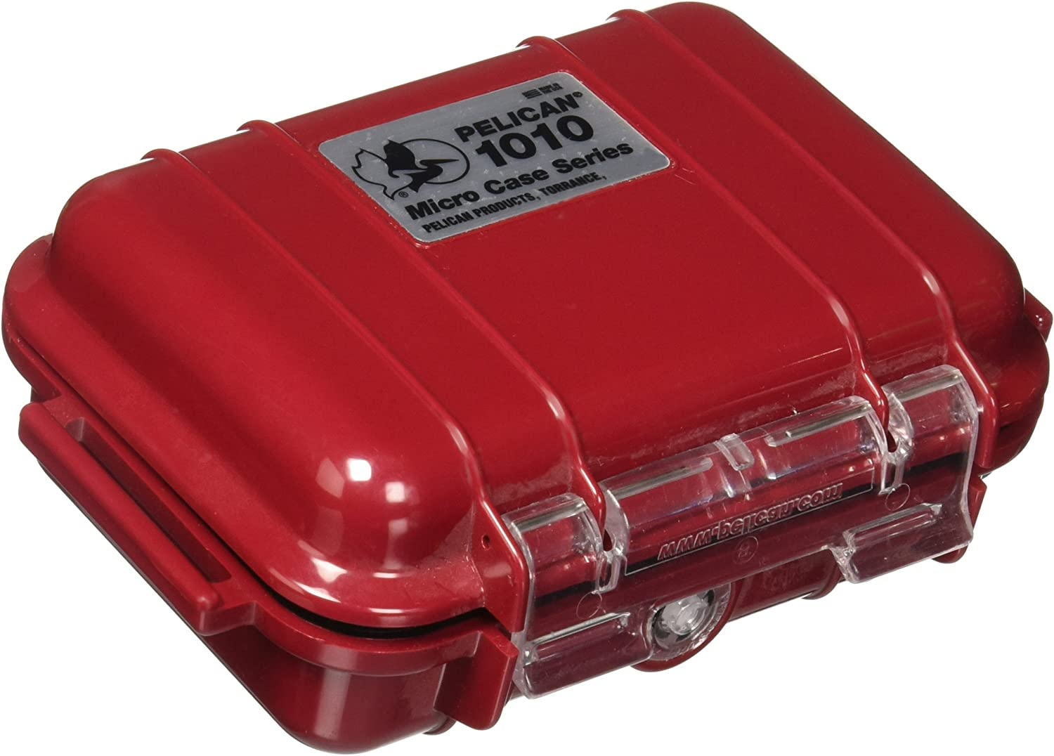 Pelican #1010 Micro Case, Clear/Black, One Size