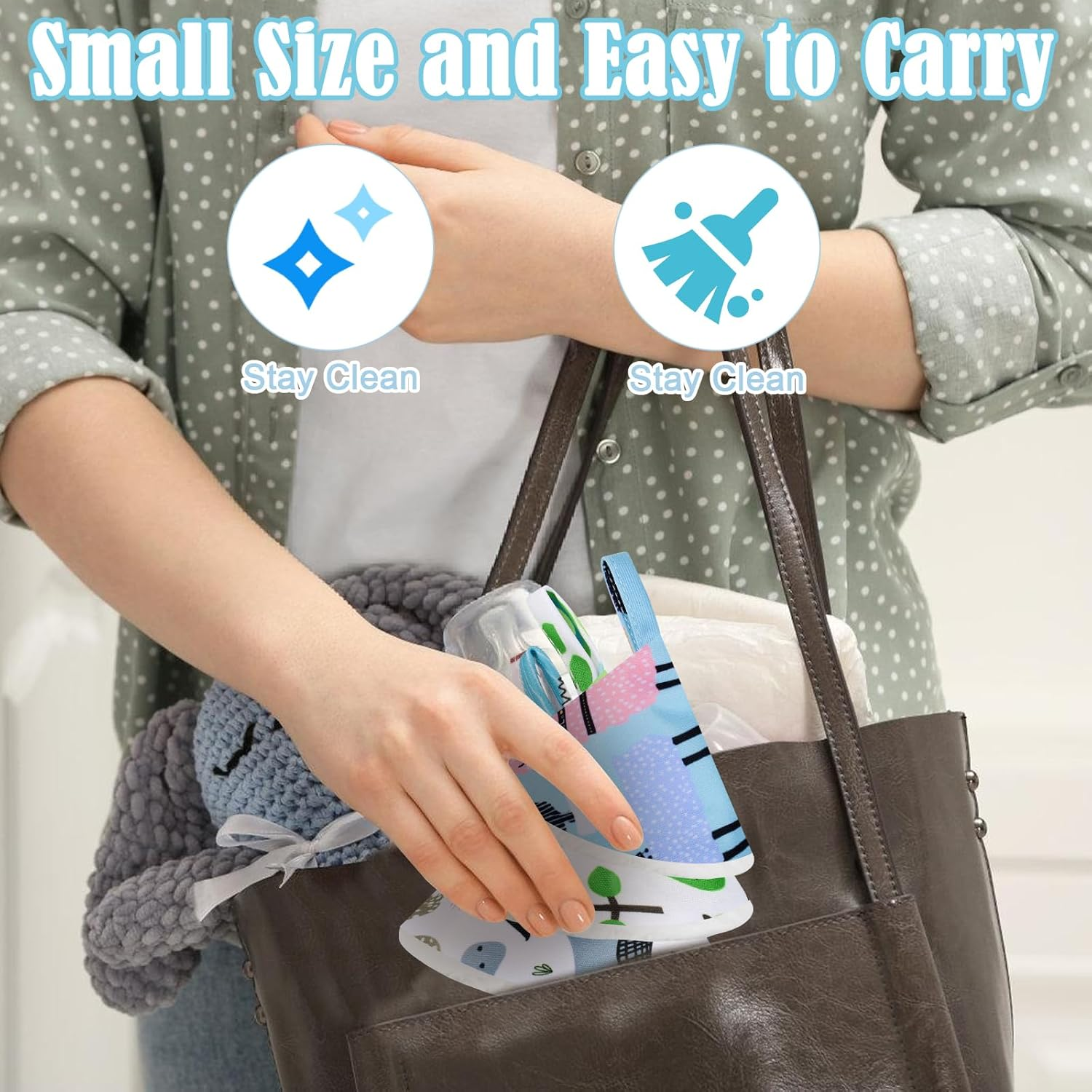 12 Pcs Peepeeteepe for Baby Boy, Reusable Pee Peep Teepee Baby Boy with Hang Loop(6 Patterns) image number 6