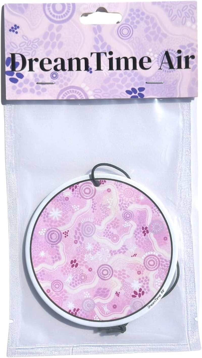 Dreamtime Air Artwork Car Air Fresheners &ndash; Lavender Scent, Pack of 3 | Cute Hanging Design for Car, Office or Home | Long-Lasting Essential Oil Fragrance image number 1