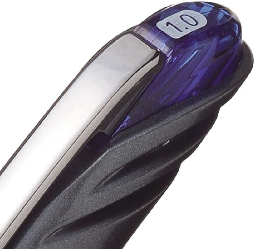 Pentel Energel Liquid Gel Pen 1.0Mm Bold Nib Capped Blue Ink, Box of 12 Pens (BL30-C) image number 5