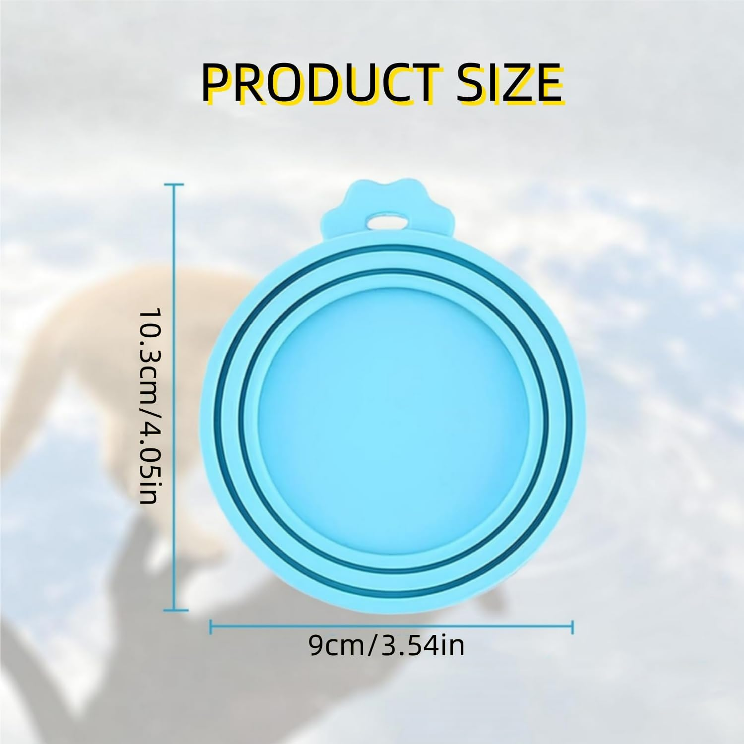 4Pack Pet Can Covers,Dog Cat Food Can Lids,Universal BPA Free,Silicone Pet Food Can Lids Covers,Fits Most Standard Size Dog and Cat Can Tops for Pet Food Storage image number 5