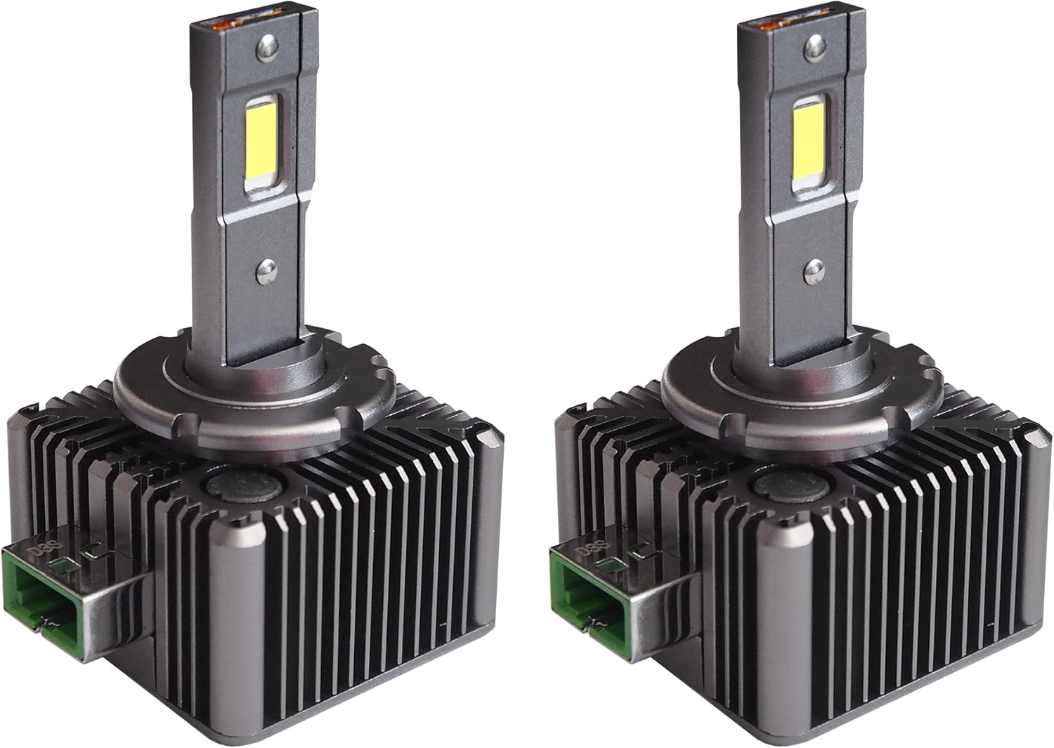 Simoni Racing D3S Kit of 2 D3S LED Bulbs - 6500K White - Canbus LED Headlight Conversion Kit Compatible with Original Xenon Control Unit image number 2