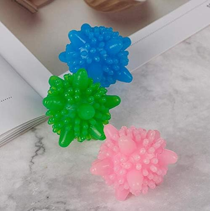 VNDEFUL 10PCS Magic Laundry Ball Household Decontamination Laundry Ball Anti-Winding Washing Ball Cleaning Ball Hedgehog Laundry Ball Solid Decontamination
