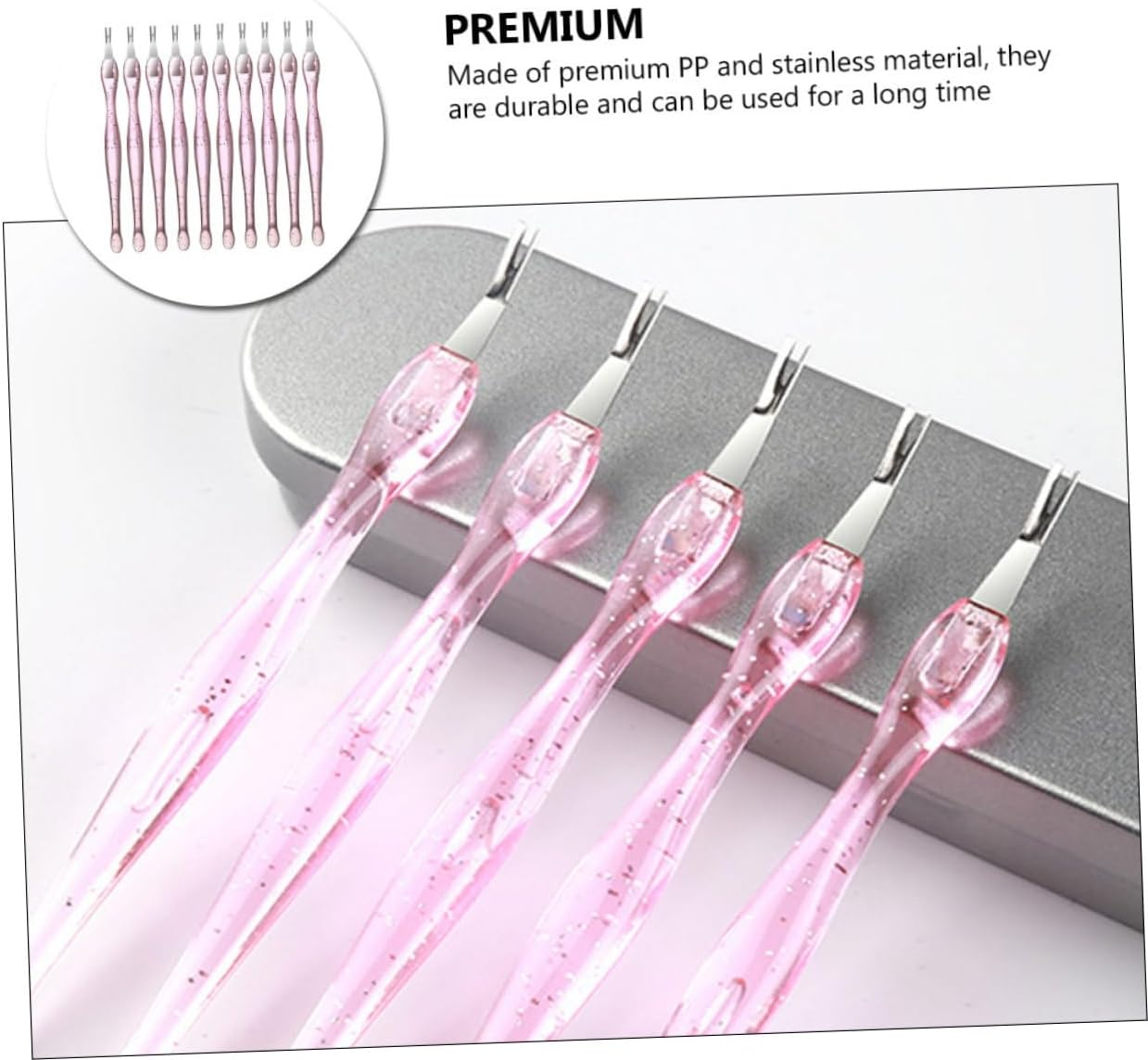 DEARMAMY 10Pcs Nail Filers Manicure Pedicure Tools Dead Skin Trimmers for Nail Care image number 4