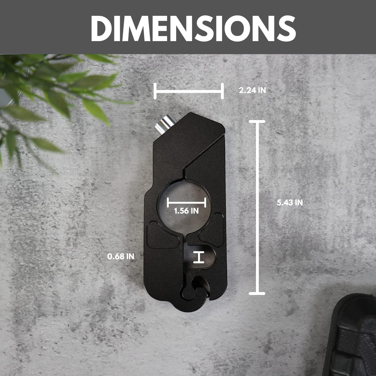 PLORIS by Monster Fairings Black Motorcycle Locks Heavy Duty anti Theft Adjustable Bike Handlebar Lock for Protection