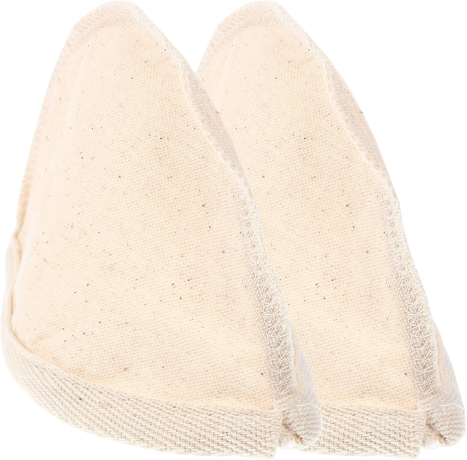 UTHCLO 2Pcs Reusable Cotton Mesh Coffee Filter Bag for Home Brewing Tea Milk Straining Fine Filtering Easy to Clean Multipurpose Tea Leaf Juice Strainer image number 5