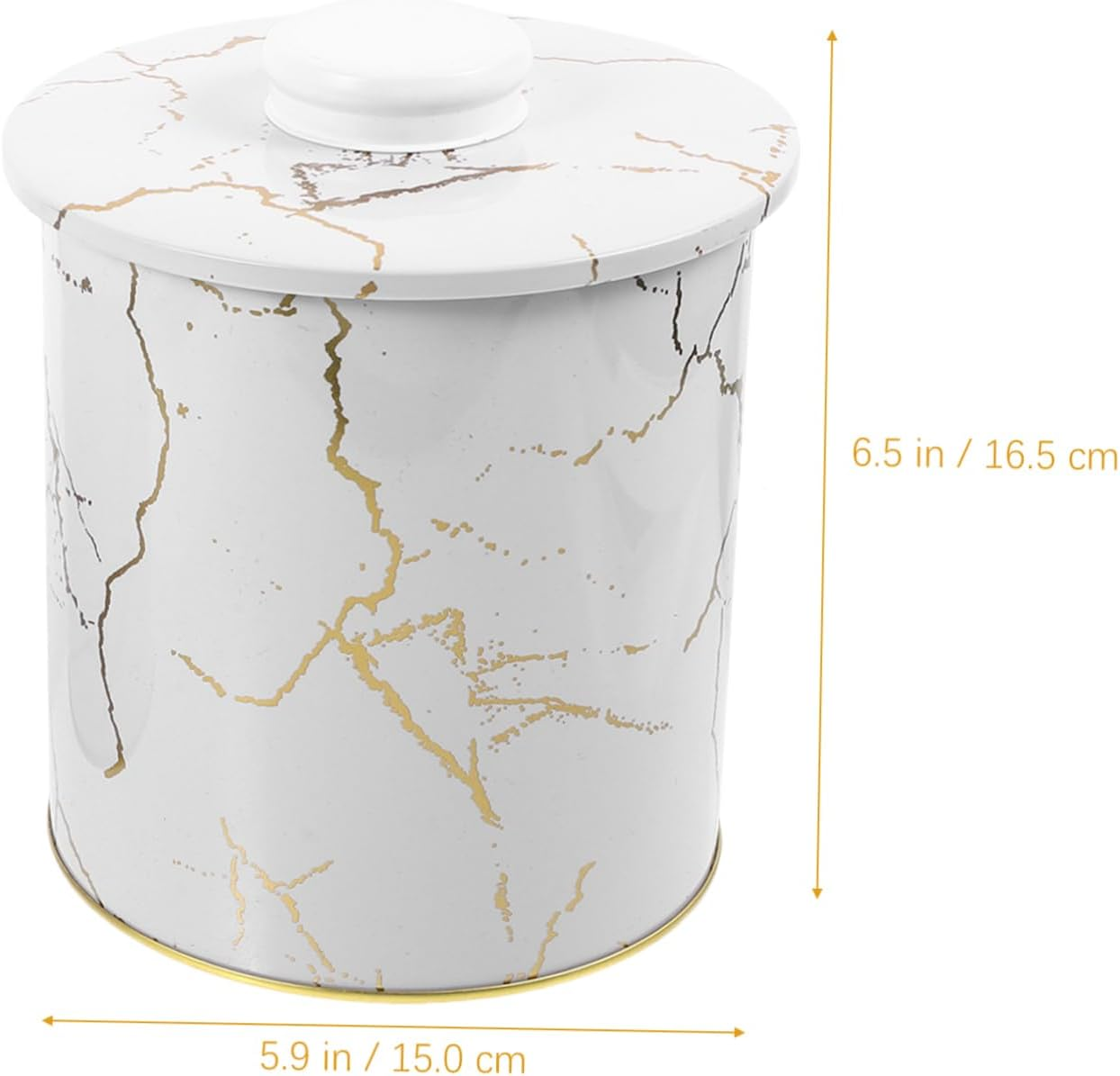 KICHOUSE 2Pcs Iron Bread Storage Box Home Bakery Food Packaging Cake Box for Baking Bread Storage image number 2