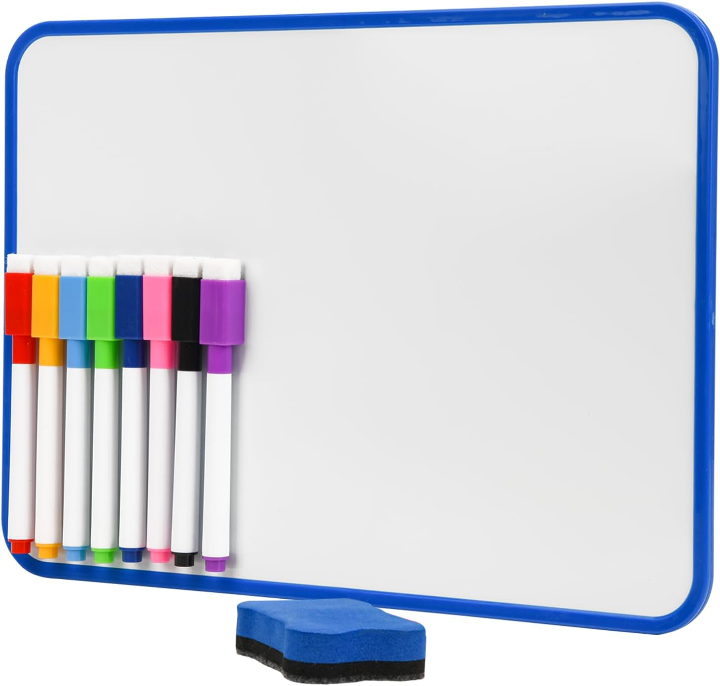 Mini Magnetic Whiteboard, 21 X 30 Cm Small Whiteboard, A4 Desktop Dry Erase Board, Portable Double-Sided Dry Erase Board for Office,School & Home