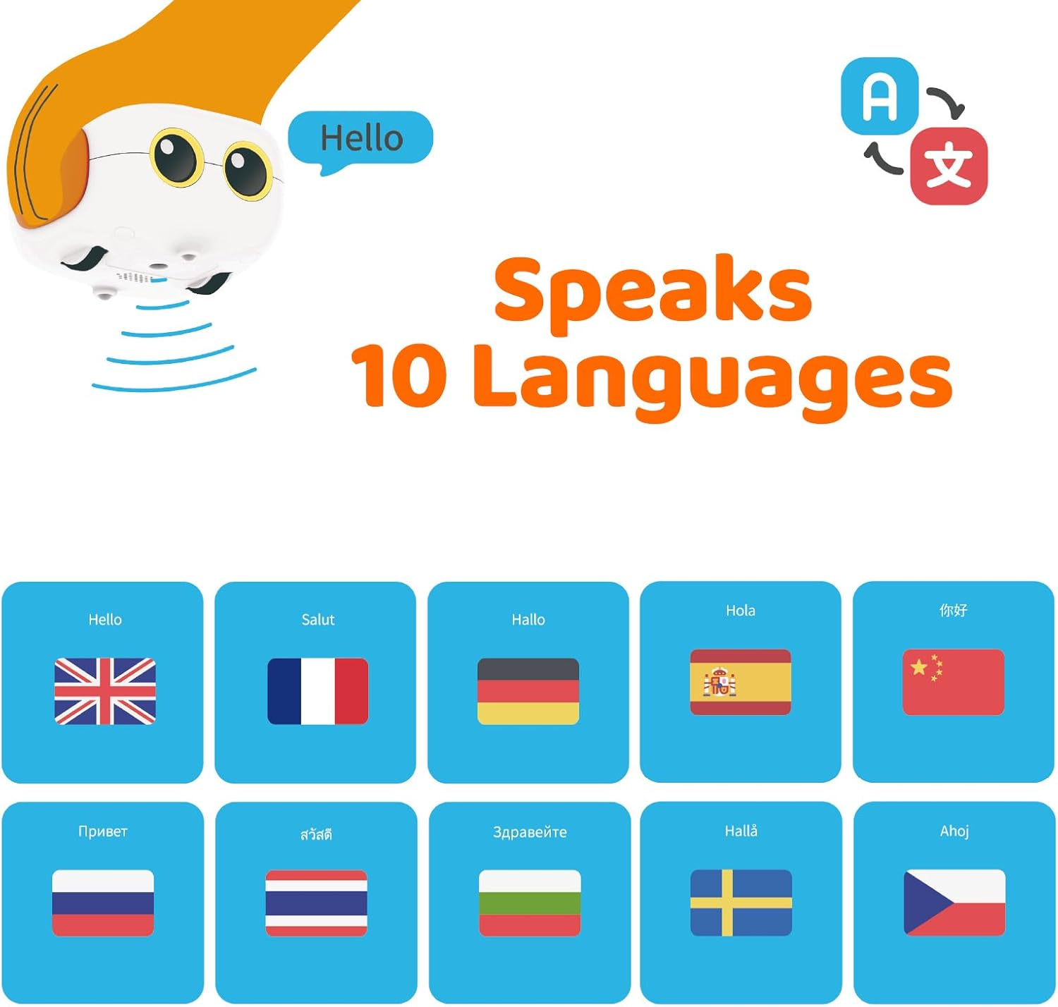 Matatastudio Talebot Pro Programmable Robot for Children, 3-5 Interactive Robot Toy for Multilingual Education and Early Programming Learning, STEM Learning Toy, Toddler Robot Kit image number 3