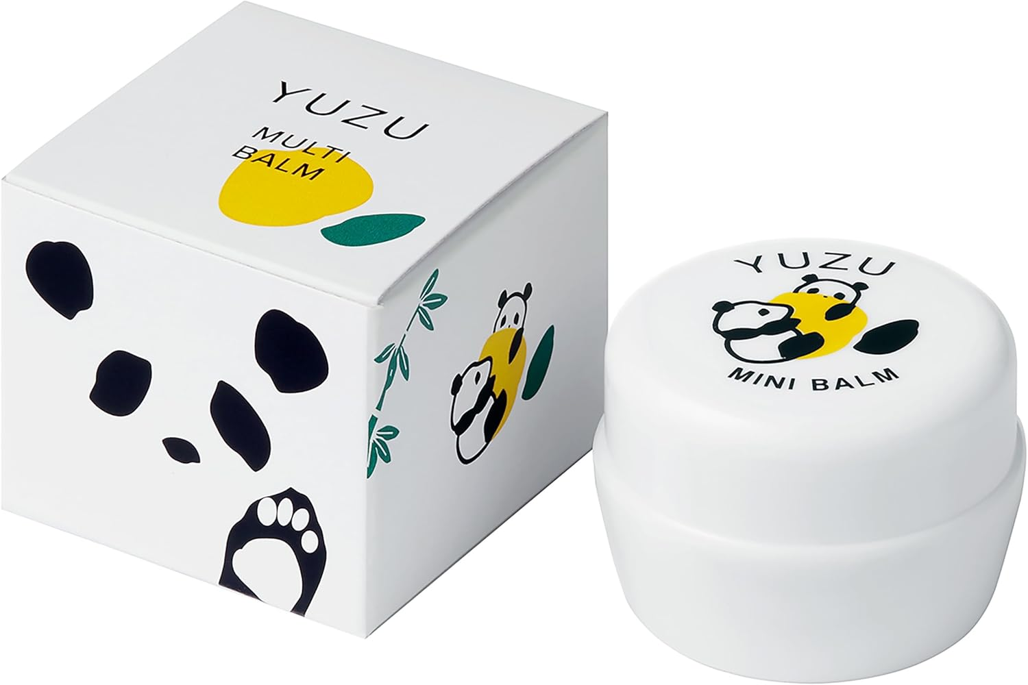 YUZU Daily Aroma, Multi-Balm, from Kochi Prefecture, Panda (0.1 Oz (3.5 G), Formulated with Yuzu Essential Oils, Daily Aroma Japan, Citrus, Citrus, Made in Japan, Moisturizing, Hand Care, Gift, Animal image number 4