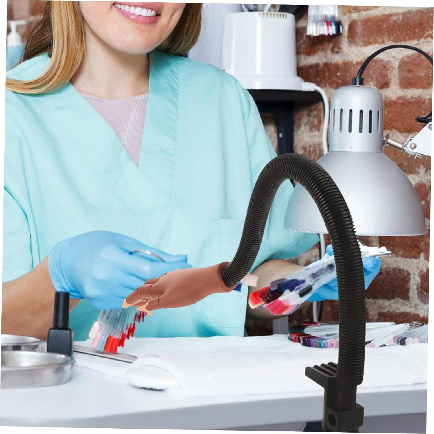 WOFASHPURET Nail Practice Hand Model Prosthetic Manicure Tool Nails Training Hand Display Model for Salon Use image number 6