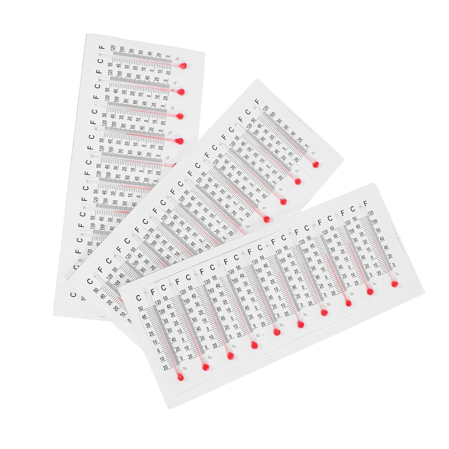 Didiseaon 30Pcs Miniature Thermometers Small Temperature Gauge for Home Office Dollhouse Decor Compact Accurate Glass Craft Temperature Monitor image number 5