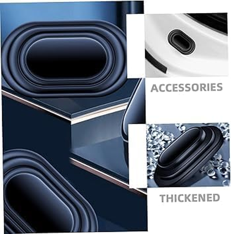 10 PCS Car Door Shock Absorbers - Noise Reduction Bumper Protector Pads with Stylish Design for Enhanced Car Aesthetics, Easy Installation Universal Fit