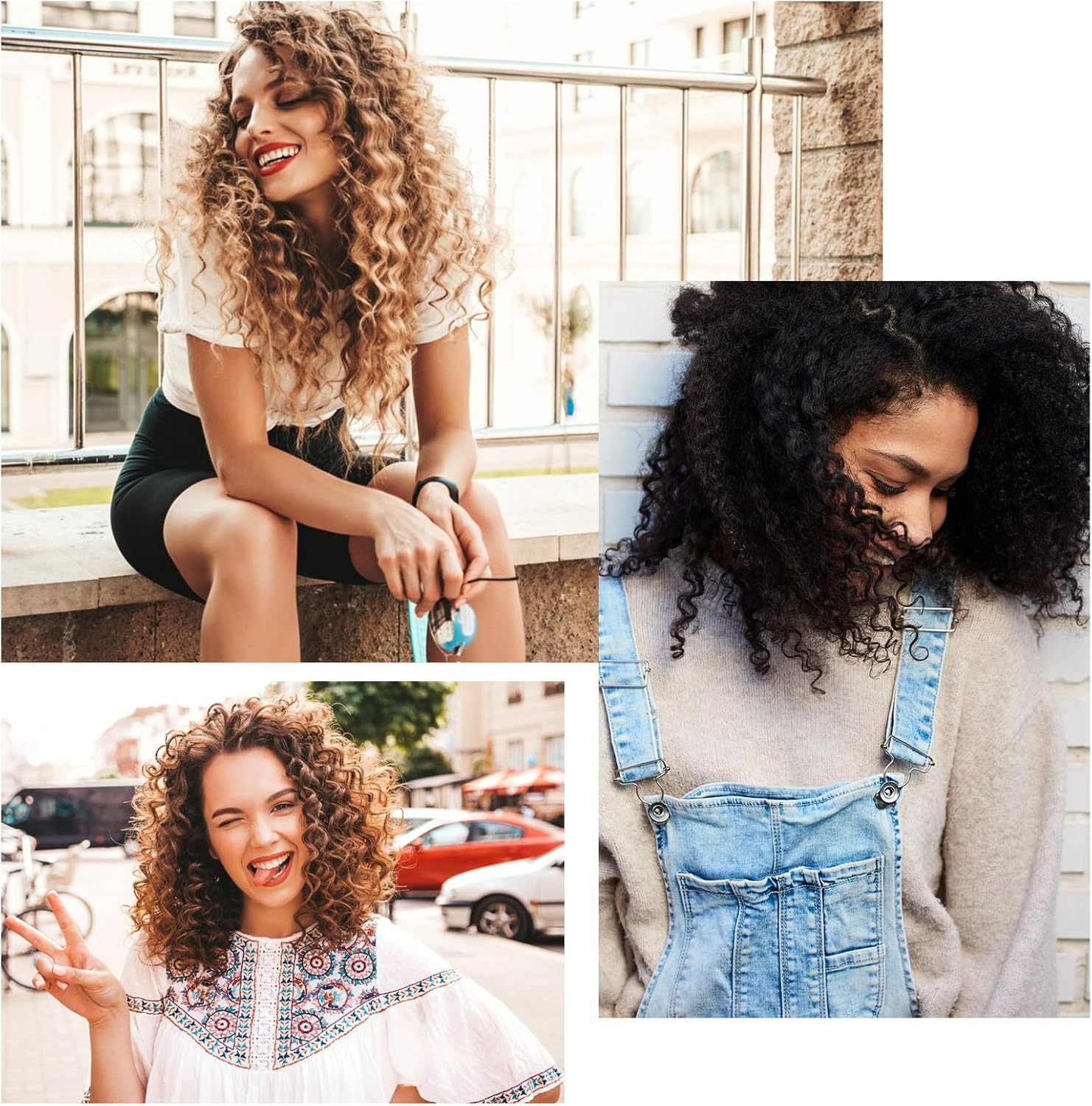 Yicoovey 60-Pack Small Plastic Blue Mini Curling Rods, 0.35-Inch, with Comb, Perm Set, Ladies' Hair Curler, Natural Short Hair Curler image number 3