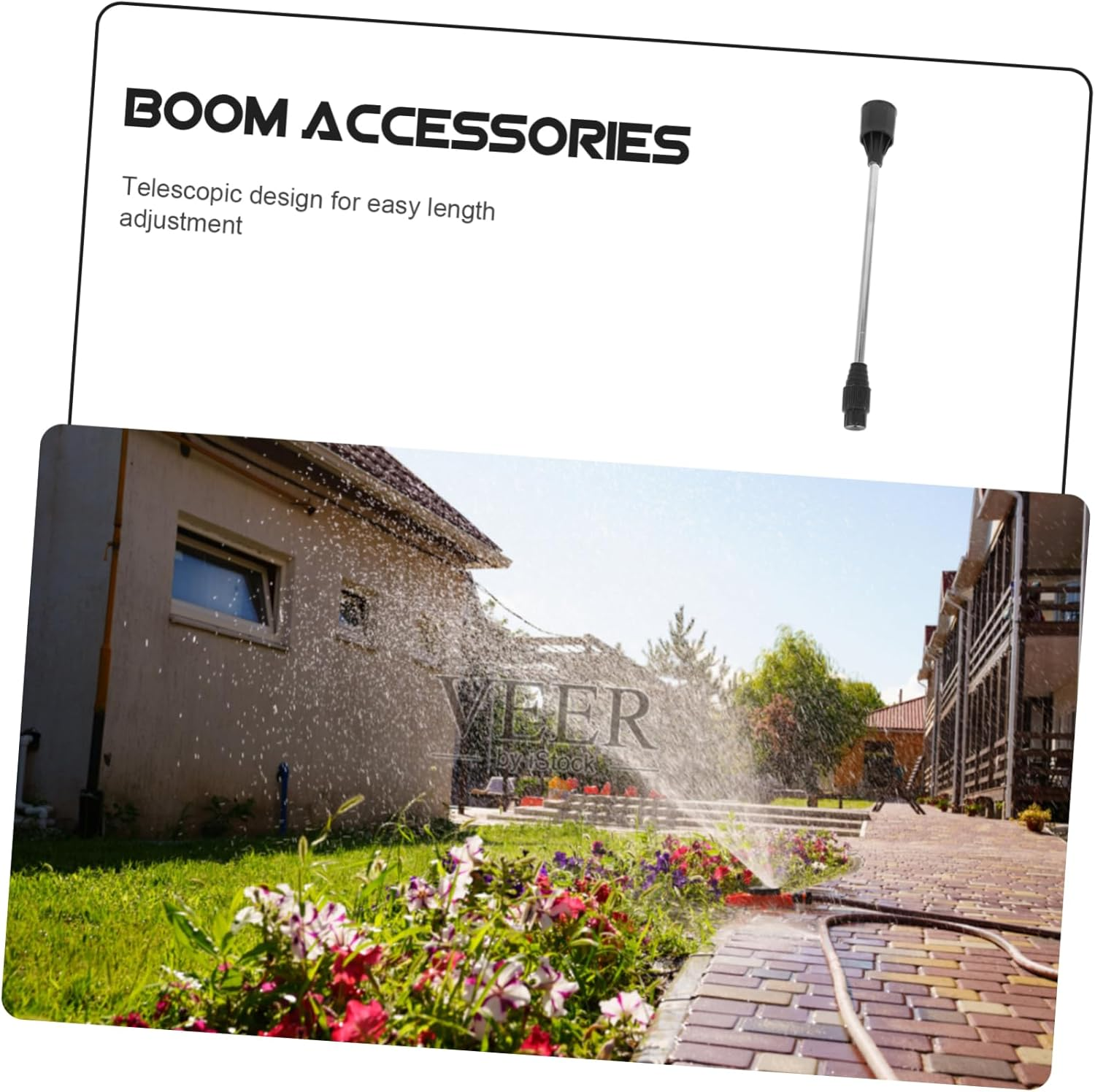 HAKIDZEL 4Pcs Long Gardening Sprayer Rod Agricultural Sprayer Pole Replaceable Easy to Use Maintain image number 4