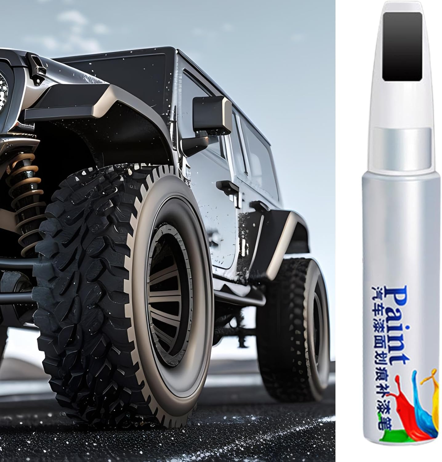 Car Scratch Repair Pen,Professional Car Scratch Quick Fix | Portable Auto Mending Polishing Restoration for Protection against Sun - Silver image number 3