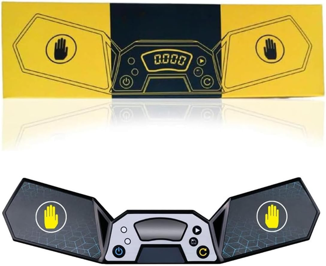 Cube Timer Clock, Speed Cube Timer for Stack Competitions & Speed Races, Automatic Hand-Touch Control, Professional Display Timer for Puzzle Enthusiasts