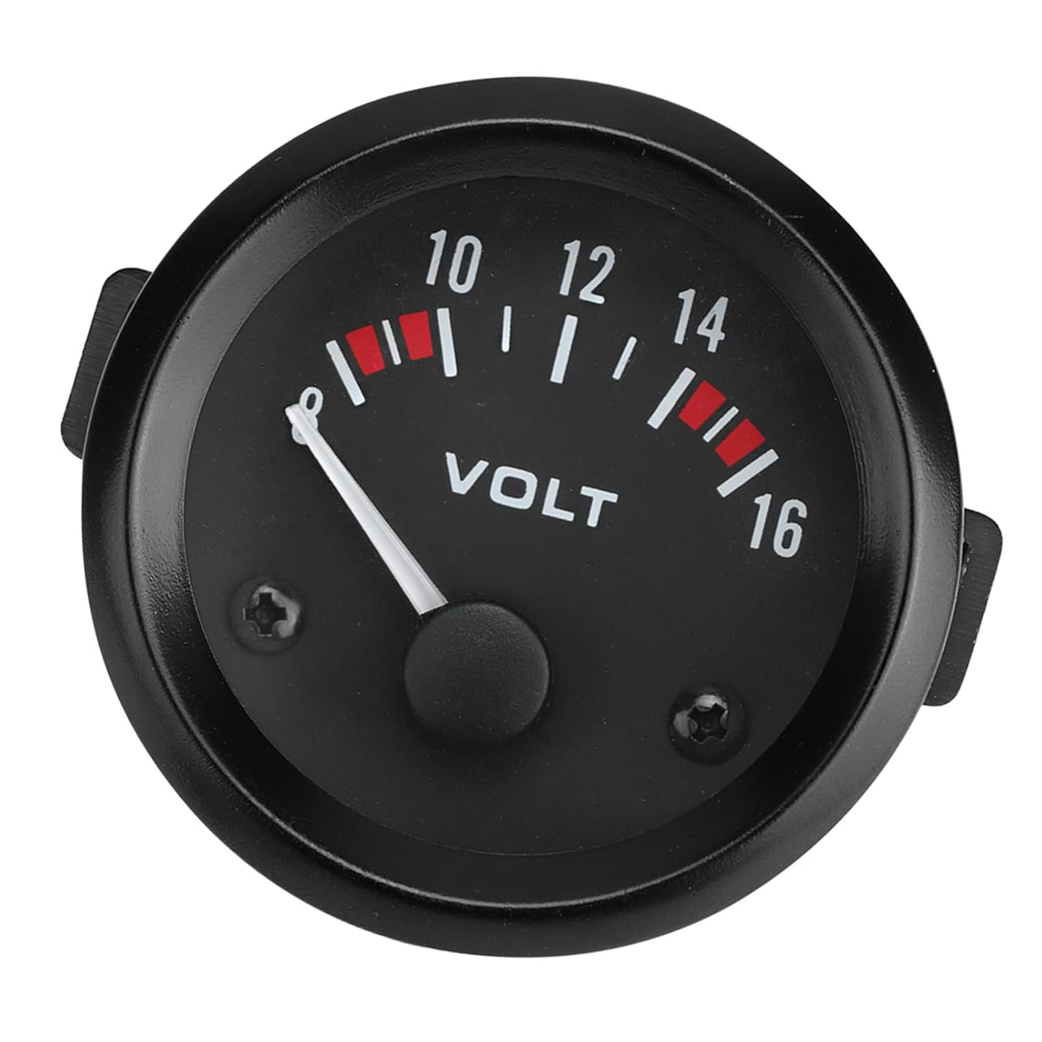 Car Universal 12V Voltmeter 52Mm/2In Voltage Meter Gauge for Most 12V Car, White Light, Aluminum Alloy Material image number 4