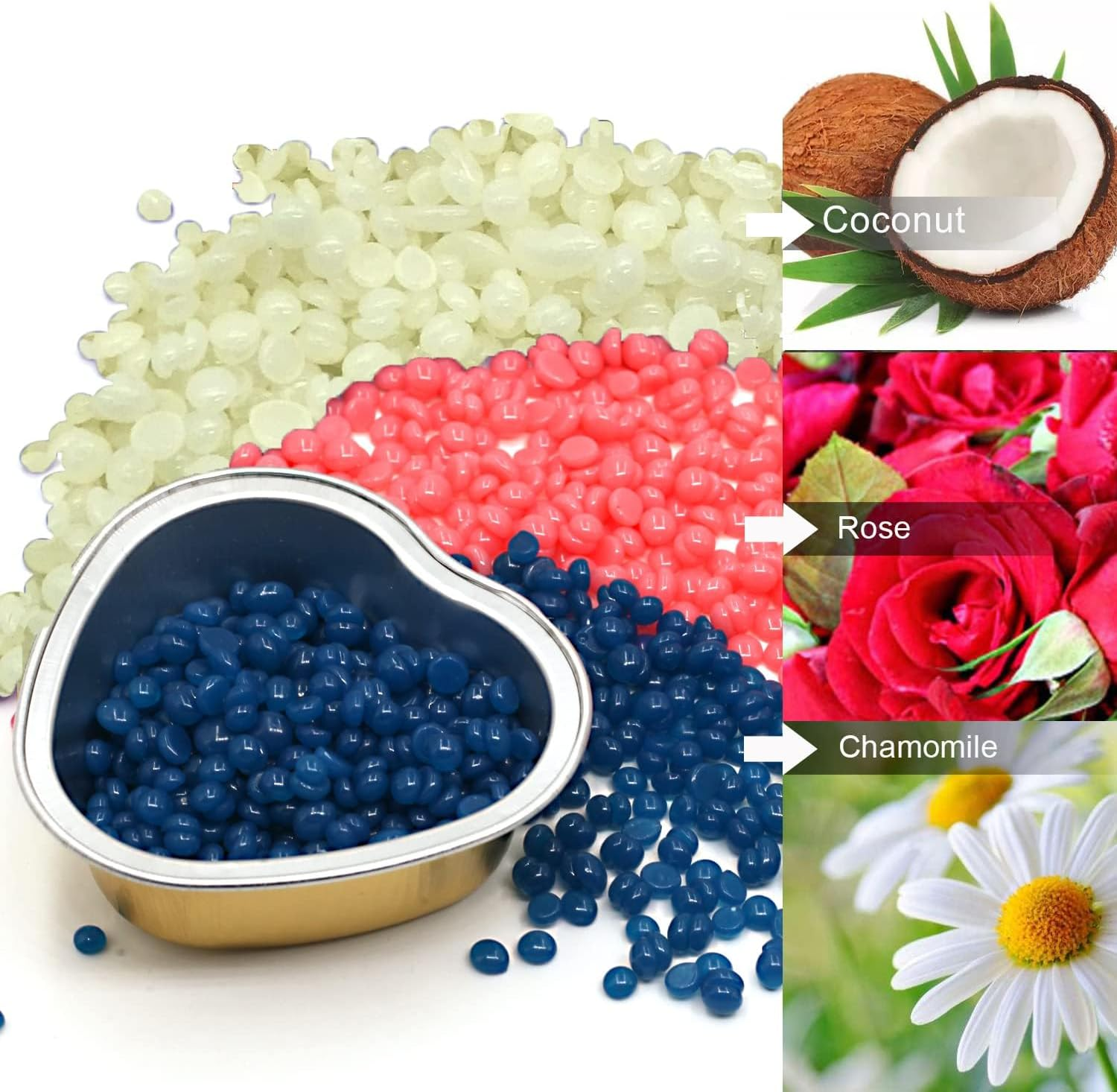 Waxing Kit for Woman Non-Sticky, Teflon-Coated - Wax Warmer for Hair Removal Incl. 300G Wax Beads, 20 Spatulas - Wax Machine or Wax Pot Perfect Brazilian Wax Kit for Women image number 6