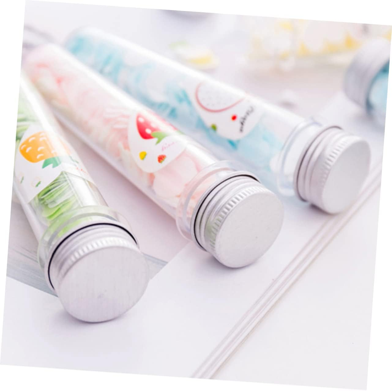 Yardwe 12Pcs Portable Soap Sheets Travel Soap Paper Flakes for Outdoor Hand Washing Disposable Confetti