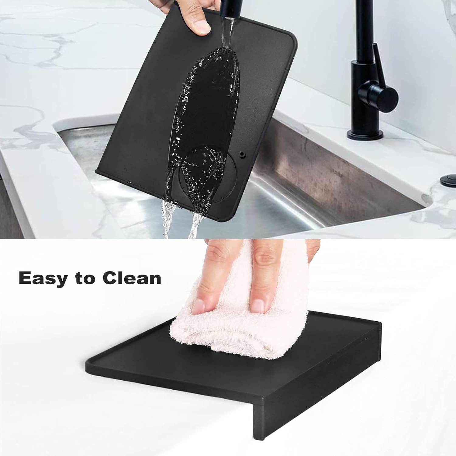 Espresso Tamping Mat,Coffee Tamper Mat 8 X 6 Inch Support Station for Portafilter Barista Accessories,Waterproof and Heat Resistant Espresso Silicone Mat for Caf&eacute;,Coffee Shop,Office,Bar Tamping Mat image number 4