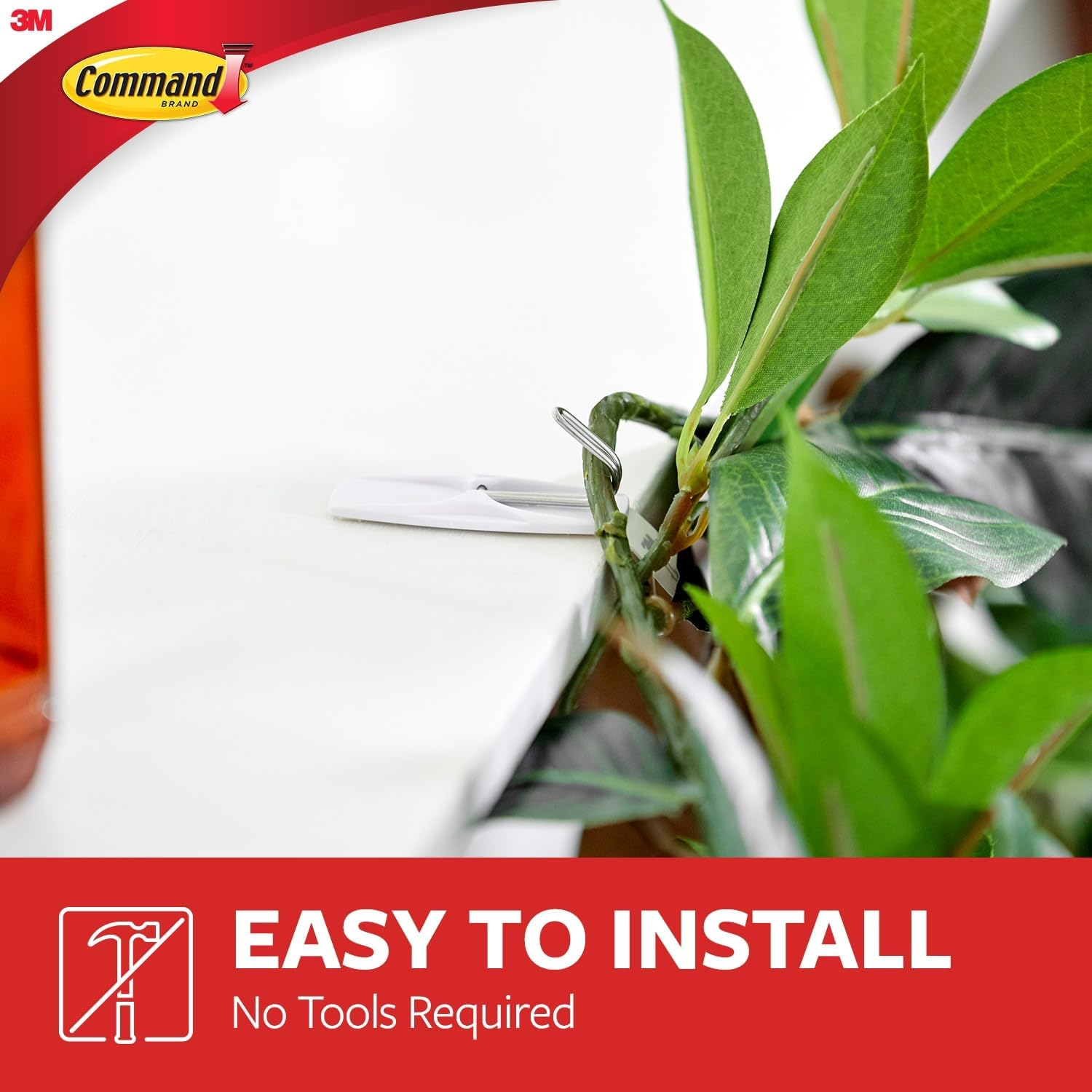 Command Wire Toggle Hook Value Pack, Medium, White, 7-Hooks (17065-7ES) image number 6