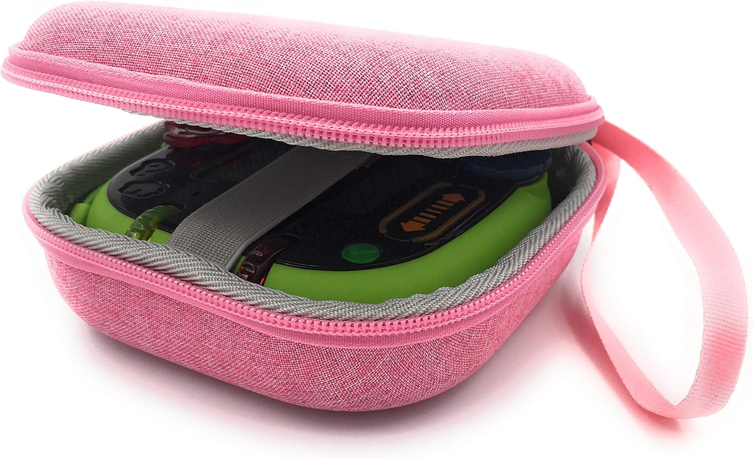 Xcivi Hard Carrying EVA Case for Leapfrog Rockit Twist Handheld Learning Game System (Pink)