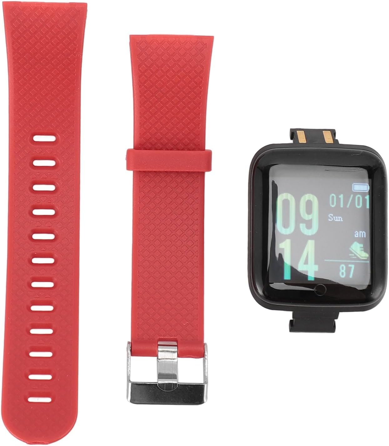 Smart Watches for Women, Fitness Tracker Smart Watch with Sleep Monitoring, Step Tracker, Calories Burning, Message Reminder, Activity Tracker for Men Women (Red) image number 5