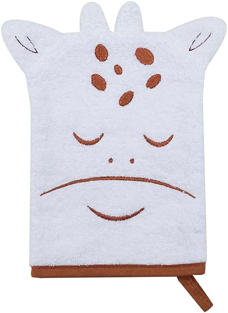 Snugtime Mitten-Giraffe Hodded Towel image number 4