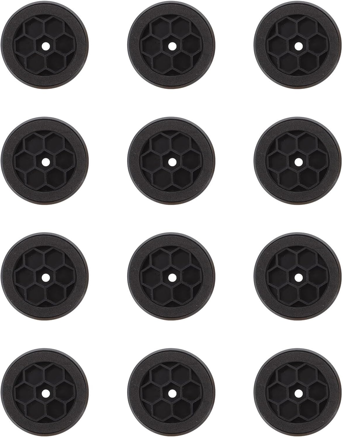 Sewroro 12Pcs Amplifier Foot Isolation Pads Speaker Feet Base for Hifi Amplifier Plastic Chassis Stand Gold 57X13Mm for Home Audio Equipment image number 1