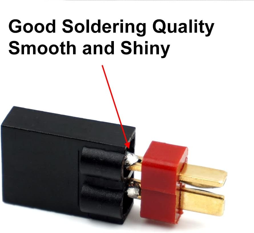4 PCS Male and Female Deans T Plug to Connector Adapter Compatible with TRX Wireless Converter for RC Battery Charger Slash