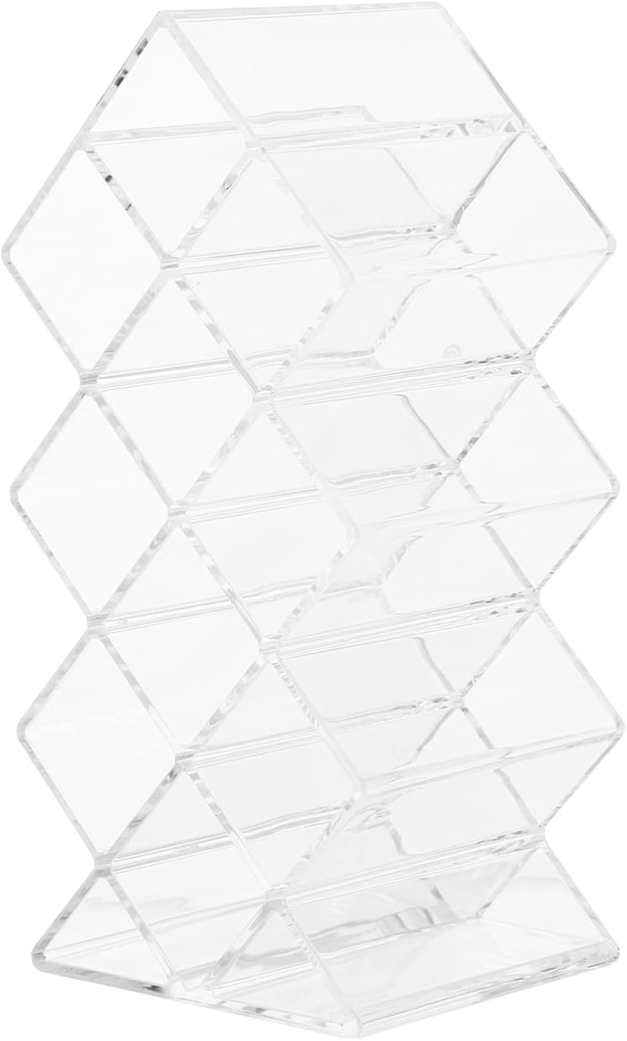 FRCOLOR Cosmetics Storage Rack Acrylic Lipstick Display Stand for Lipstick and Lip Balm Organization Tabletops in Bedrooms Living Rooms