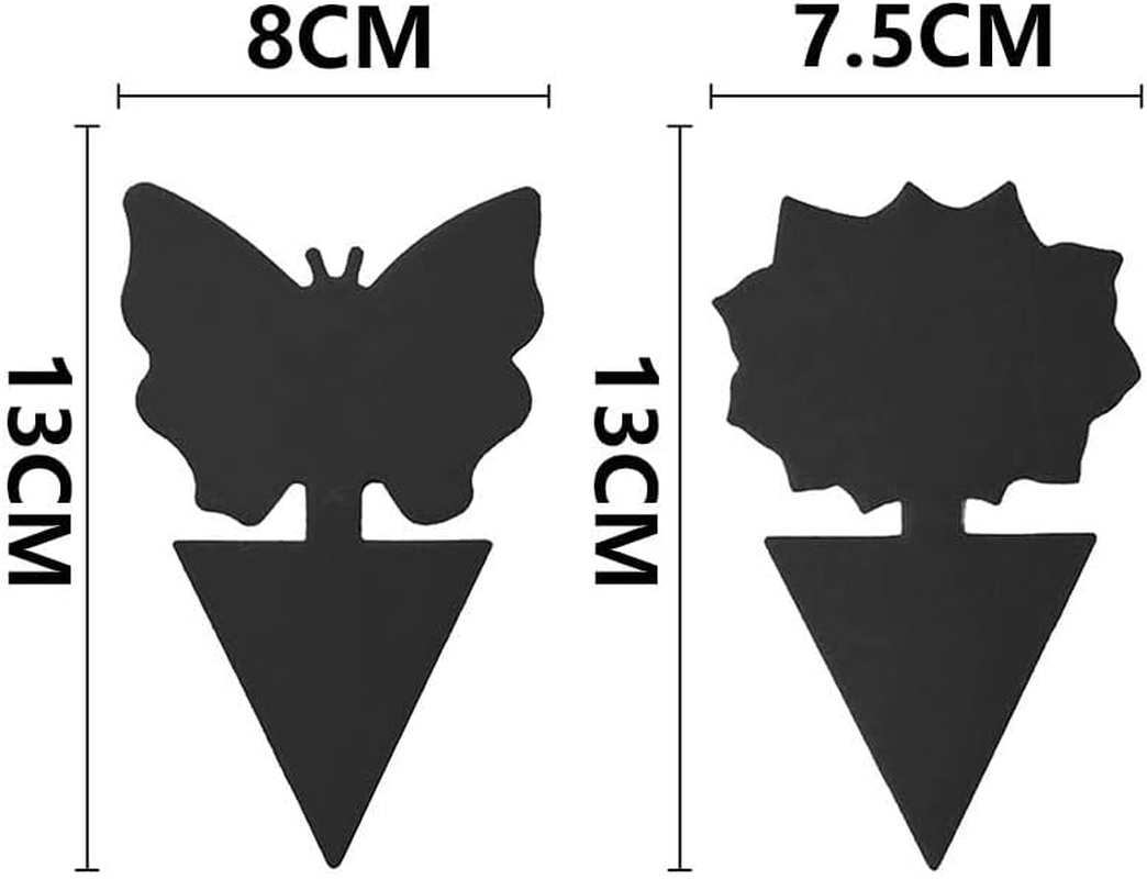 50 Pcs Fruit Fly Traps,Sticky Traps,Fungus Gnat Traps,Black Sticky Bug Traps Non-Toxic and Odorless for Indoor Outdoor Use Protect the Plant image number 4