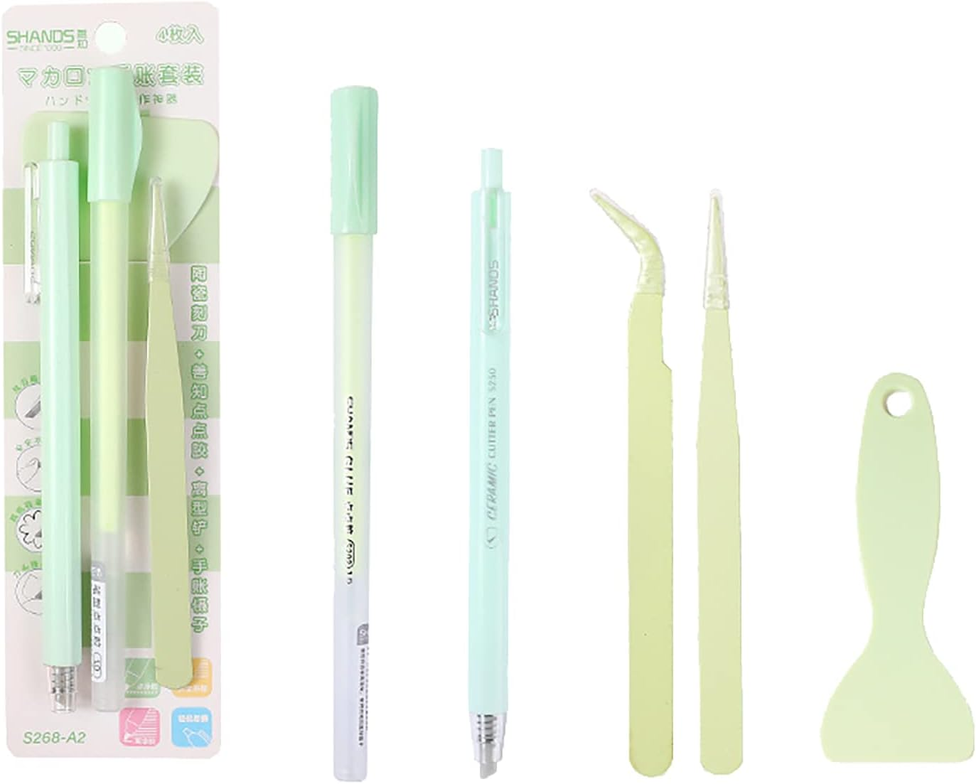 Doraking Scrapbooking Tools with Glue Tweezer Shovel Cutter Pen for Crafting, Scrapbooking, Card Making, Paper Crafts image number 3