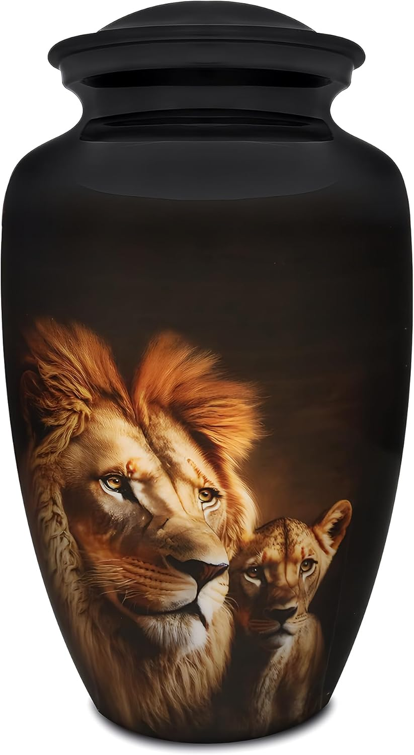 Urn - Urns for Human Ashes Adult - Lion'S Pride Memorial Urns for Human Ashes - Decorative Urns - Cremation Urn for Adult Ashes - 200LB Urn with Bag image number 4