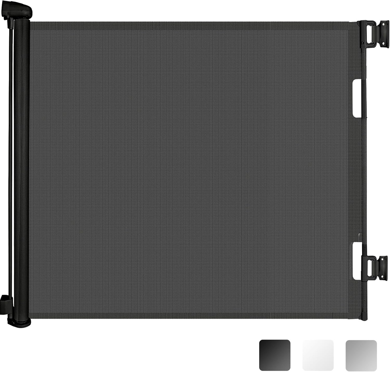 Retractable Baby Safety Gate - Sulishang Durable Portable Mesh Baby Gate/Dog Gate, Extra Wide Safety Gates 33" Tall, Extends up to 55" for Doorways, Stairs, Hallways, Banisters Indoor and Outdoor