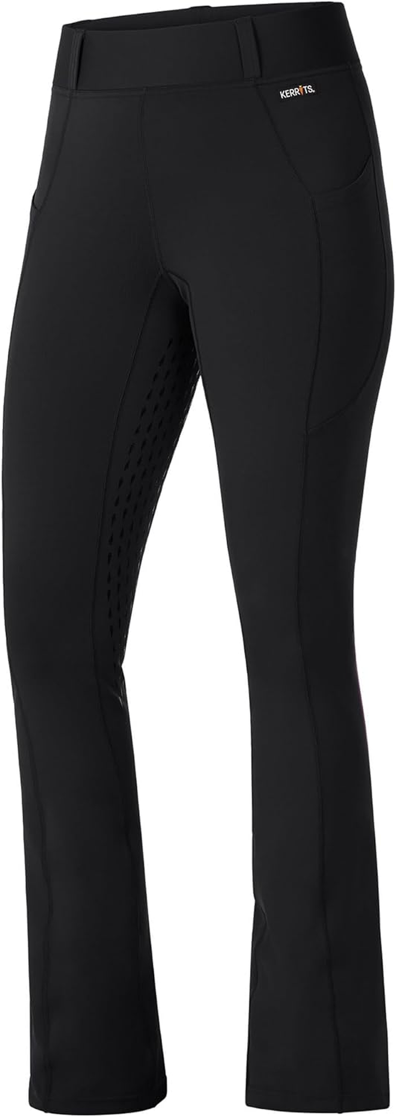 Kerrits Women'S Coolcore Bootcut Horse Riding Tights &ndash; Cooling Equestrian Bootcut Leggings, Full Leg Silicone Grip, Pockets image number 4