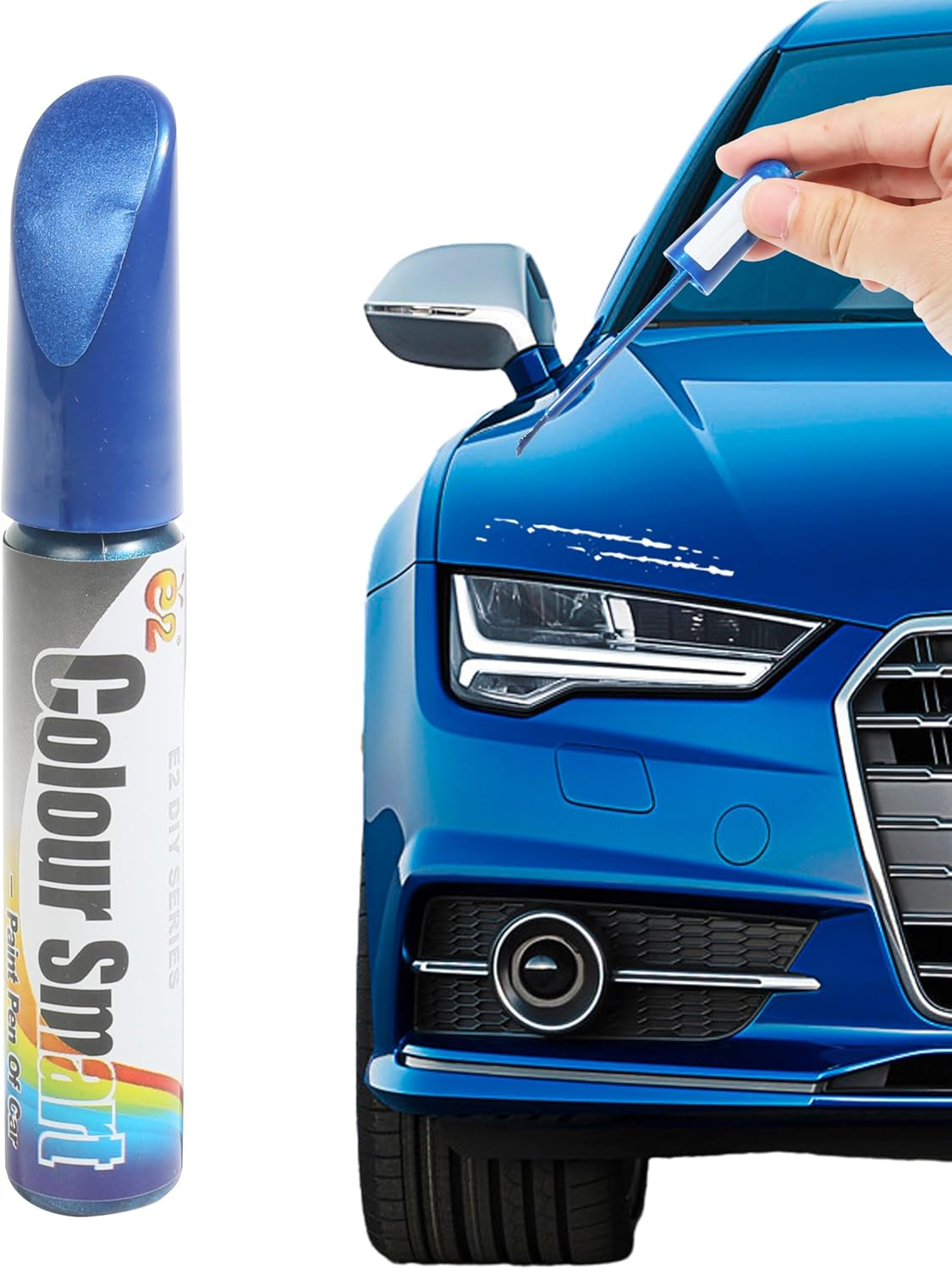 Car Scratch Repair,Scratch Remover for Vehicles,Car Remover Scratch Paint Pen Car Touch up Paint Fill Paint Pen,Car Accessories Touch-Up Pen Car Scratch Remover for Deep Scratches (Silver)