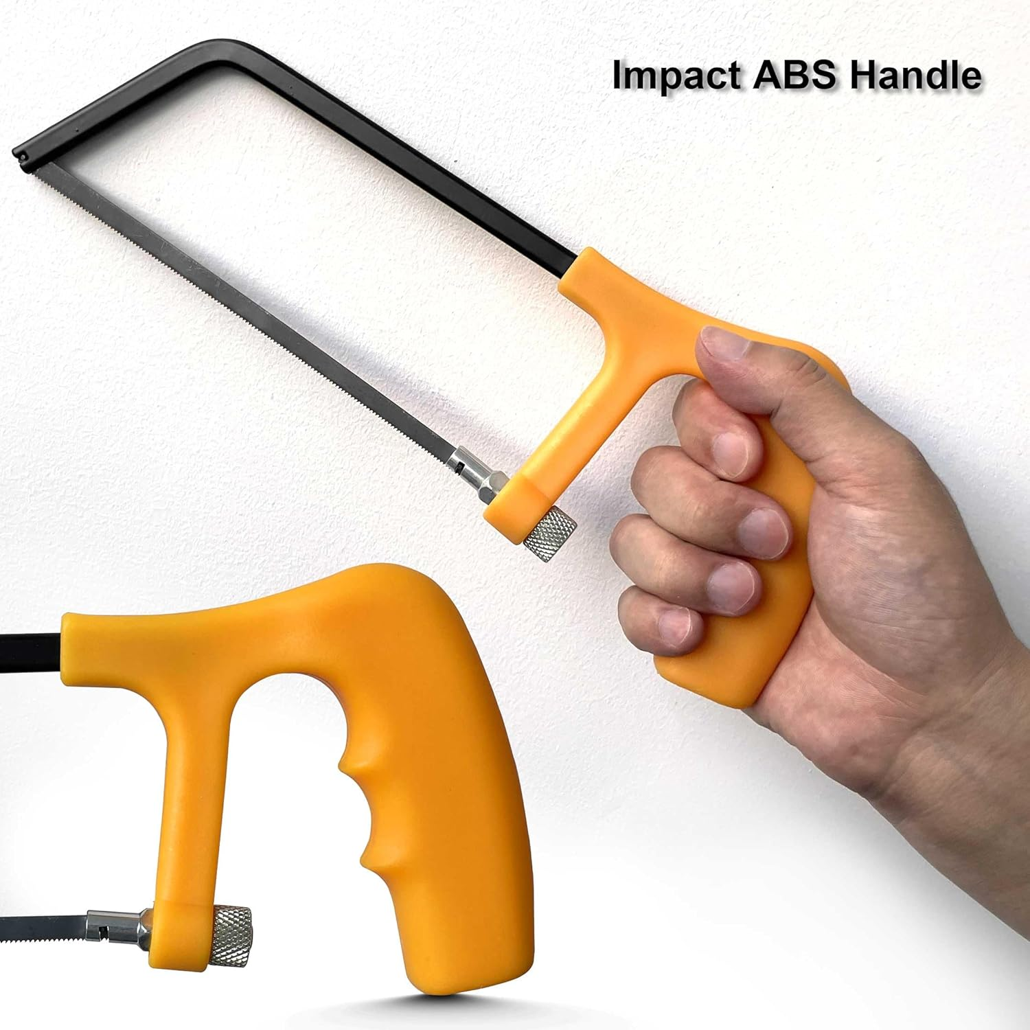 Hanpex 15Cm / 6 In. Mini Hacksaw Frame - 150Mm Extra Fine Cut Junior Hack Saw with Bi-Metal Blade for Metal and Wood image number 3