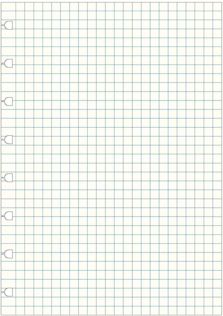 Filofax A5 Pastel Sqrd Notebook Refill 60 Sheets