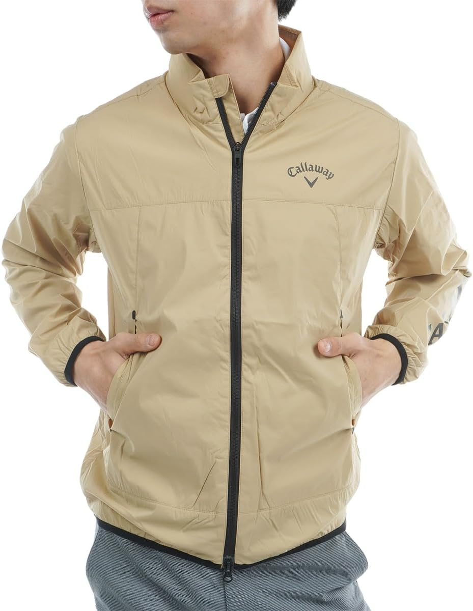 Callaway C23115100 Men'S Full Zip Blouson (Stretchable, Water Repellent, Mesh Lining), Golf Outerwear