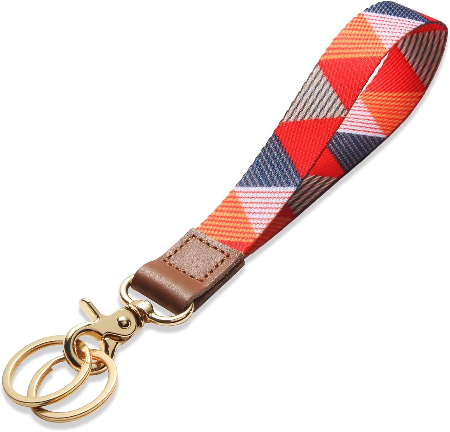 Hand Wrist Lanyard Key Chain Holder, Wristlet Strap for Key for Women & Men, Short Keychain Lanyard for Car Key