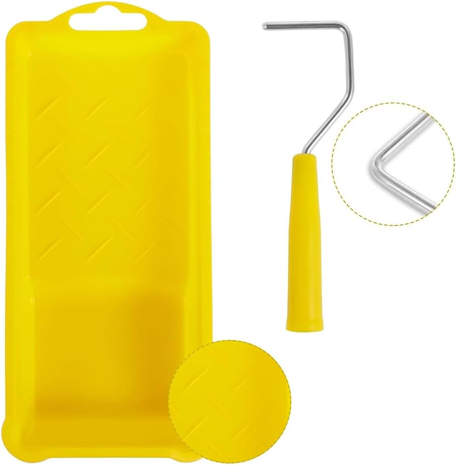 Foam Paint Roller Decorating Kit, 6Pc Small Roller Tray Set for Wall Mural Repair image number 1