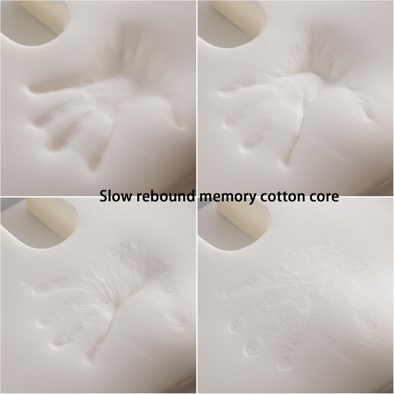 Memory Foam Lumbar Support Cushion with Bamboo Fiber Fabric - Comfortable and Breathable Lumbar Cushion for Car and Office, Ideal for Back Support. image number 1