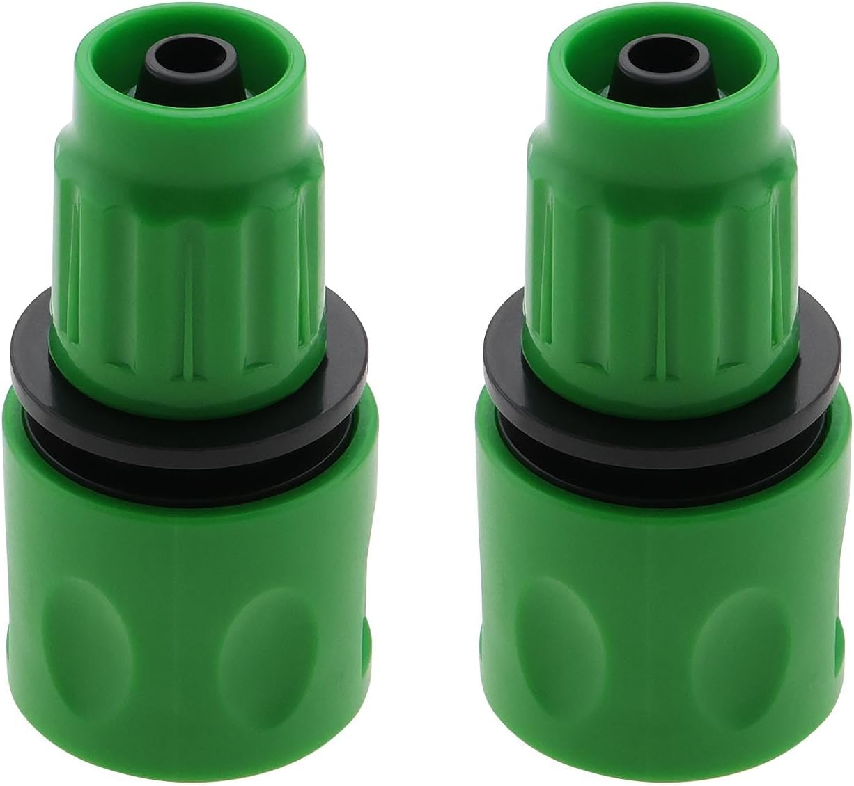 YINETTECH 2PCS Expanding Hose Connector 67.3X34.2Mm Suitable for Telescopic Tubes with Inner Diameter 8-10Mm Garden Hose Repair Kit for Garden Patio, Green image number 1