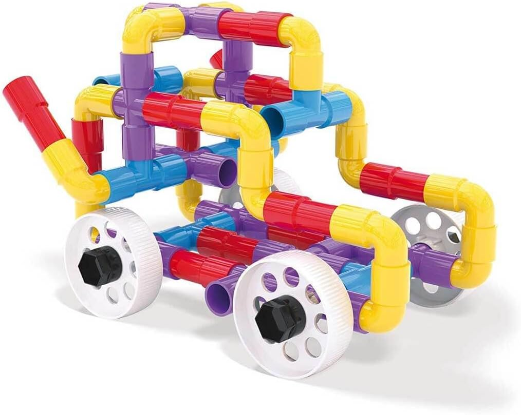 Quercetti Tubation Wheels 170 Pieces Set image number 3