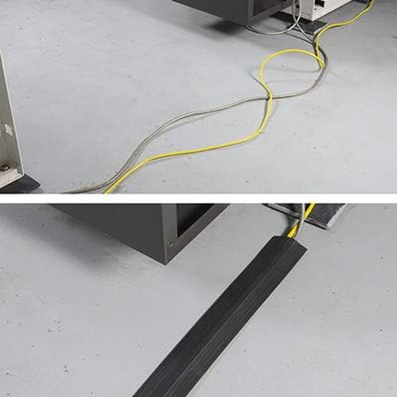 D-Line Floor Cable Protector, FC83B Medium Duty, Linkable Floor Cable Cover, Protect Cables & Prevent a Trip Hazards - 1.8 Meter (L) - Cable Cavity 30Mm (W) X 10Mm (H) - Black image number 4