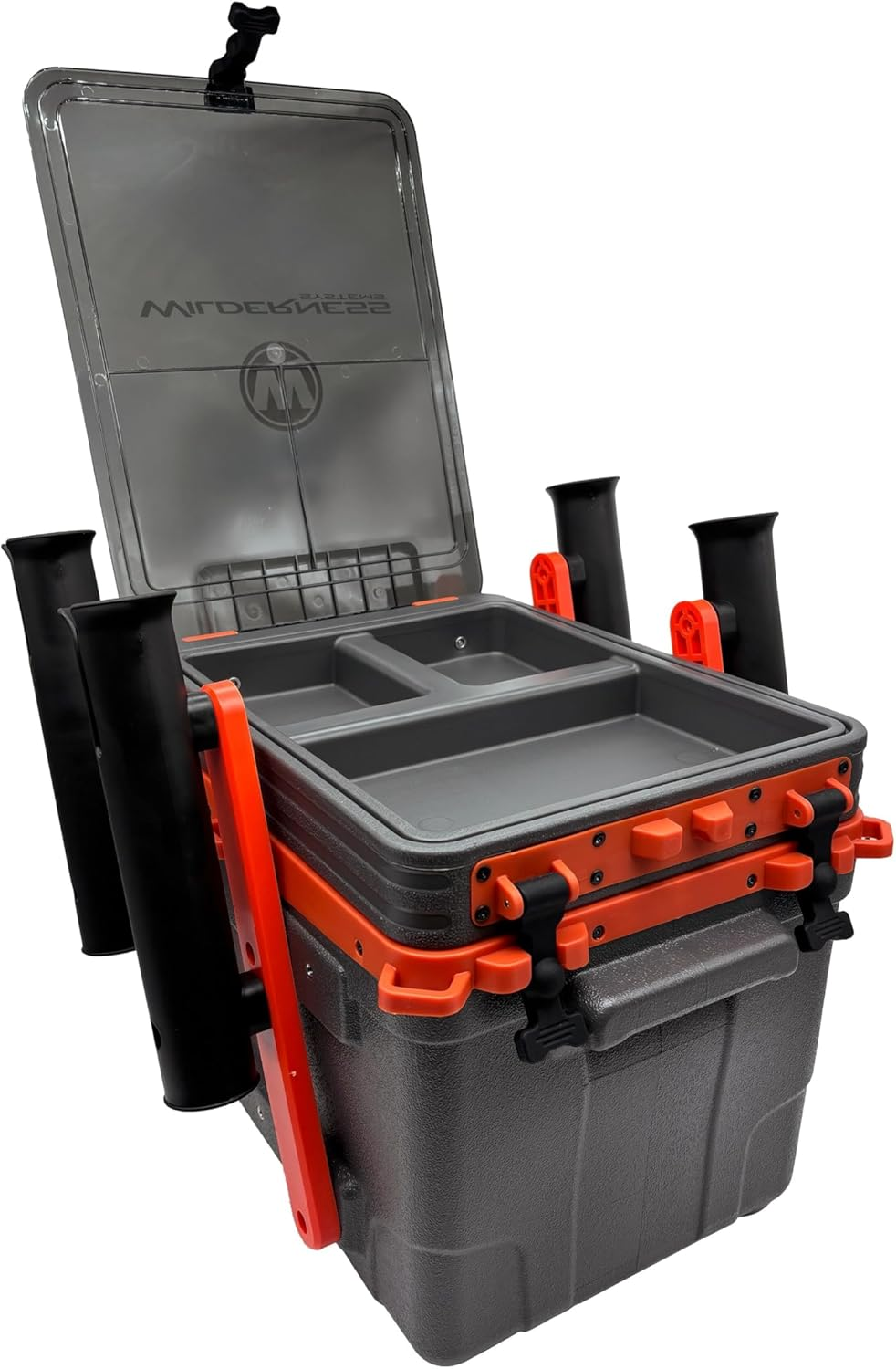 Wilderness Systems 8070065 Kayak Krate with 4 Rod Holders, Grey image number 3